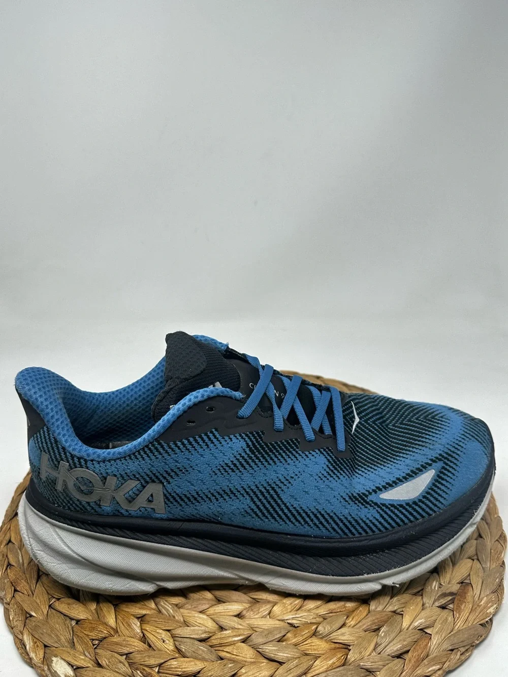 HOKA ONE Clifton 9 GTX Running Shoes Black Foggy Night Size 11 Men's